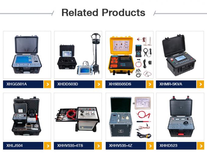 XHSC-60Q डिजिटल बर्न थ्रू ब्रिज केबल दोष स्थान के लिए बर्न थ्रू / ब्रिज / बुद्धिमान निदान 7