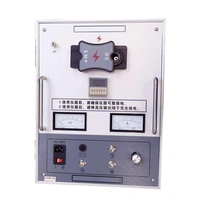 उच्च वोल्टेज फ्लैशओवर दोष परीक्षण के लिए उच्च वोल्टेज सर्ज जनरेटर 35kV प्रभाव वोल्टेज और 2450J डिस्चार्ज ऊर्जा के साथ 2